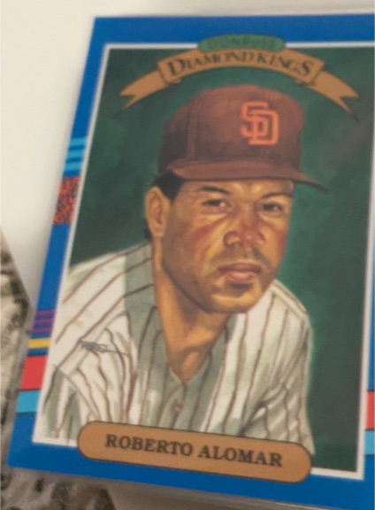 1991 Donruss Diamond Kings #12 Roberto Alomar — front
