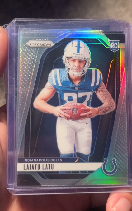 2024 Panini Prizm #25 Laiatu Latu — front