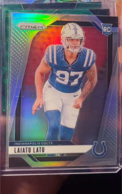 2024 Panini Prizm #366 Laiatu Latu — front