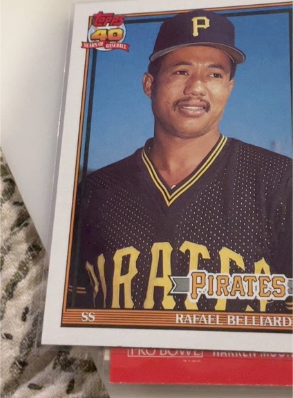 1991 Topps #487 Rafael Belliard — front