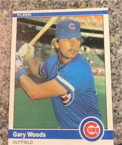 1984 Fleer #507 Gary Woods — front