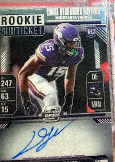 2024 Panini Contenders Optic #247 Tyrone Tracy Jr. — front