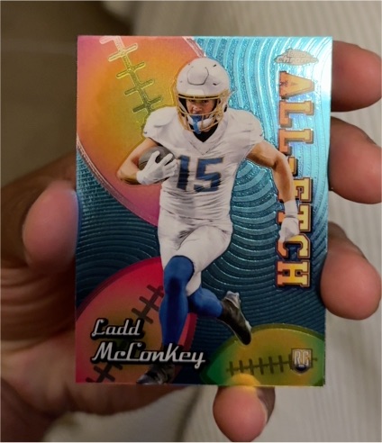 2024 Topps Chrome All-Etch #CAE-LM Ladd McConkey — front