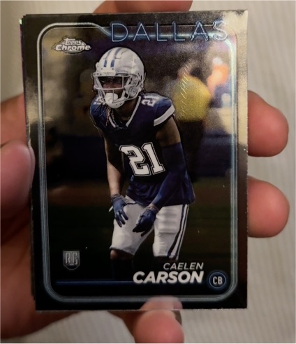 2024 Topps Chrome #276 Caelen Carson — front
