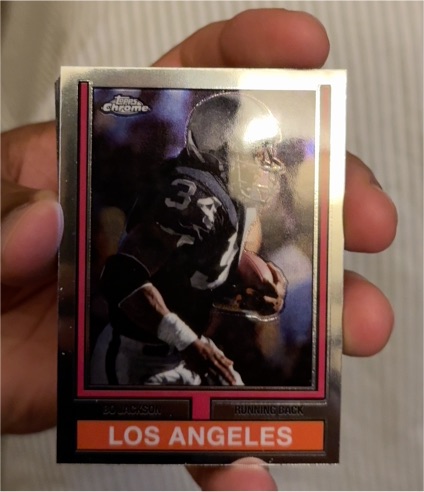 2024 Topps Chrome #74TF-21 Bo Jackson 1974 Topps Football — front
