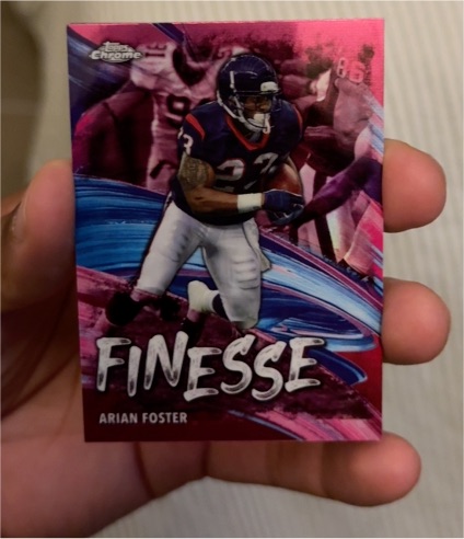 2024 Topps Chrome #F-17 Arian Foster Finesse Houston Texans — front