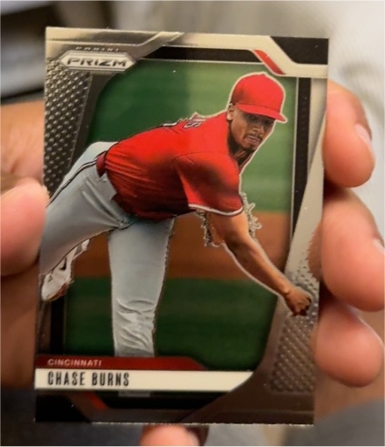 2025 Panini Prizm Baseball #86 Chase Burns — front