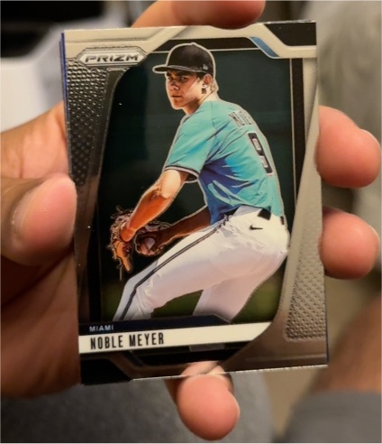 2025 Panini Prizm #9 Noble Meyer — front