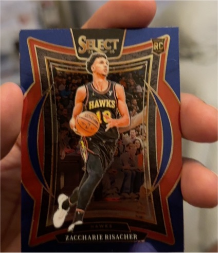 2024-25 Panini Select #86 Zaccharie Risacher — front
