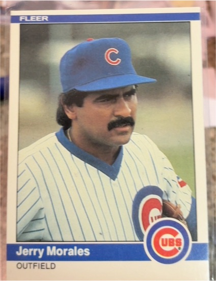 1984 Fleer #498 Jerry Morales — front