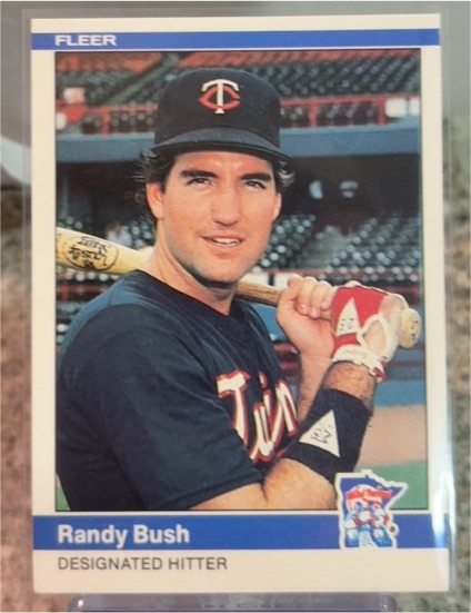 1984 Fleer #558 Randy Bush — front