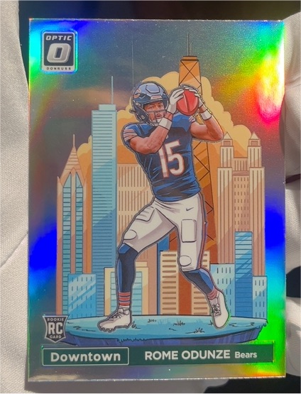 2024 Donruss Optic #15 Rome Odunze Downtown Rookie — front