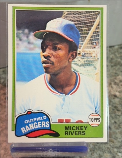 1981 Topps #145 Mickey Rivers — front