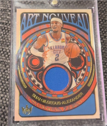 2024-25 Panini Court Kings Art Nouveau #AN-SGA Shai Gilgeous-Alexander — front
