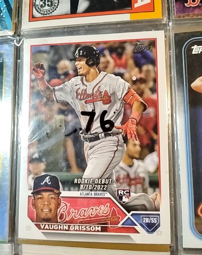 2023 Topps Update #US24 Vaughn Grissom — front