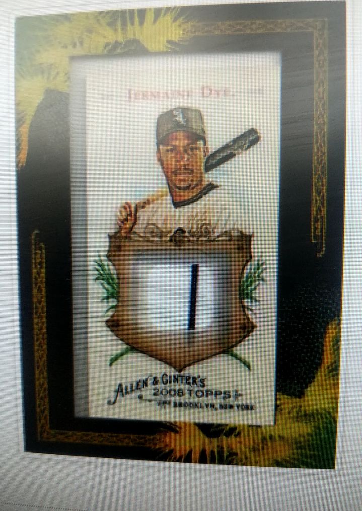 2008 Topps Allen & Ginter #AGR-JTD Jermaine Dye — front