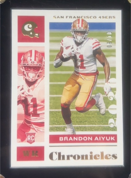 2020 Panini Chronicles #86 Brandon Aiyuk — front