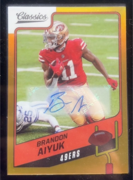 2021 Panini Classics #82 Brandon Aiyuk — front