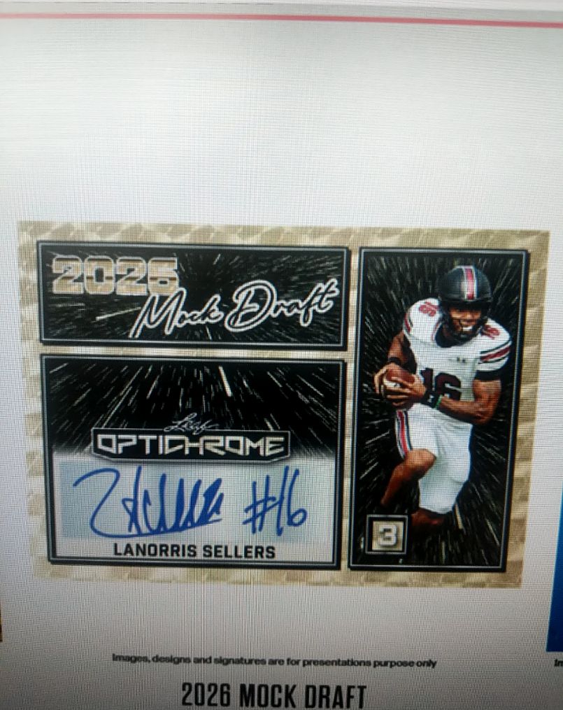 2026 Leaf Optichrome #3 Lanorris Sellers — front