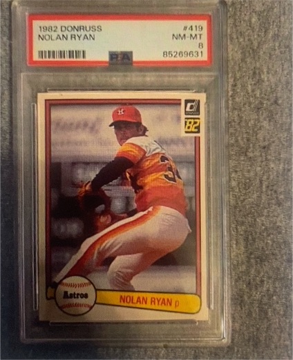 1982 Donruss #419 Nolan Ryan — front