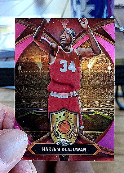 2024-25 Topps Chrome #BOD-21 Hakeem Olajuwon — front