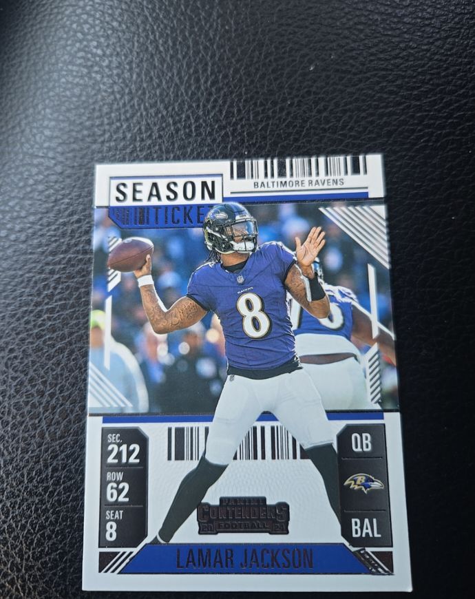 2024 Panini Contenders #7 Lamar Jackson — front