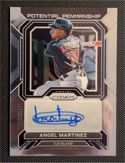 2023 Panini Prizm Potential Penmanship #PP-AM Angel Martinez — front