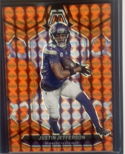 2024 Panini Mosaic Red #143 Justin Jefferson — front