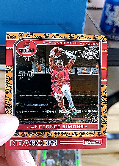 2024-25 Panini NBA Hoops Haunted Hoops #45 Anfernee Simons — front