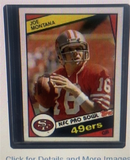 1984 Topps #358 Joe Montana — front