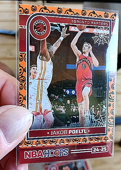 2024-25 Panini NBA Hoops Haunted Hoops #69 Jakob Poeltl — front