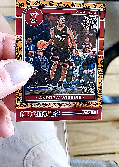 2024-25 Panini NBA Hoops #124 Andrew Wiggins — front