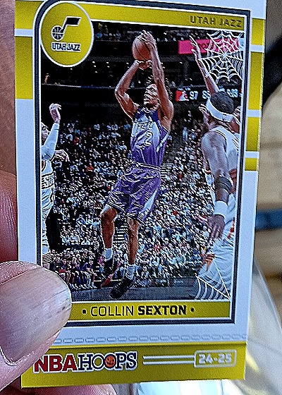 2024-25 Panini NBA Hoops Haunted Hoops #141 Collin Sexton — front