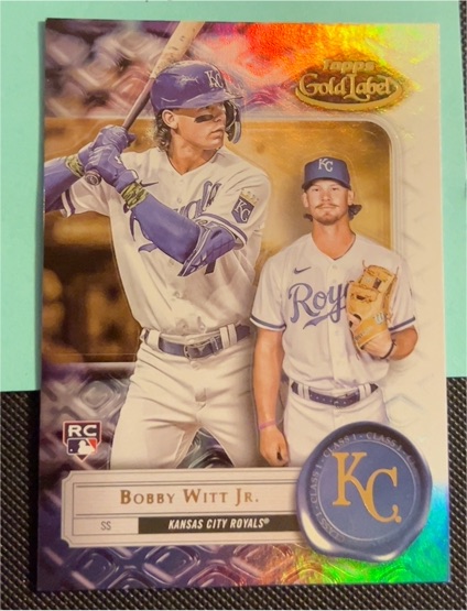 2022 Topps Gold Label Class 1 #39 Bobby Witt Jr. — front