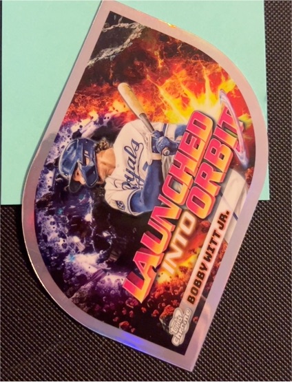 2024 Topps Chrome Cosmic #LIO-7 Bobby Witt Jr. Launched Into Orbit — front