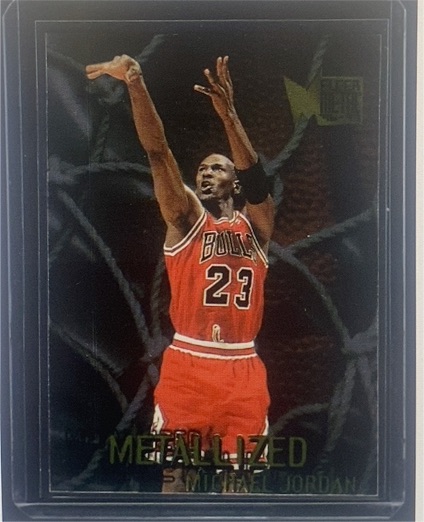 1996-97 Fleer Metal #128 Michael Jordan Metallized — front