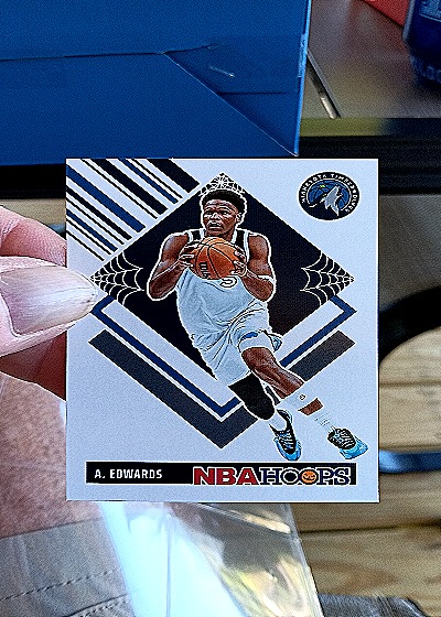 2024-25 Panini NBA Hoops #286 Anthony Edwards Tribute — front