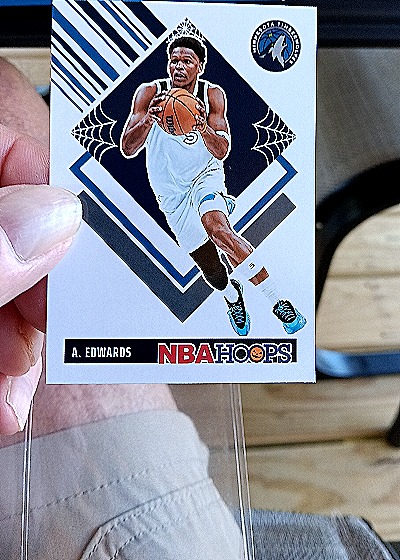 2024-25 Panini NBA Hoops Tribute #290 Anthony Edwards — front