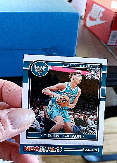 2024-25 Panini NBA Hoops #235 Tidjane Salaun — front