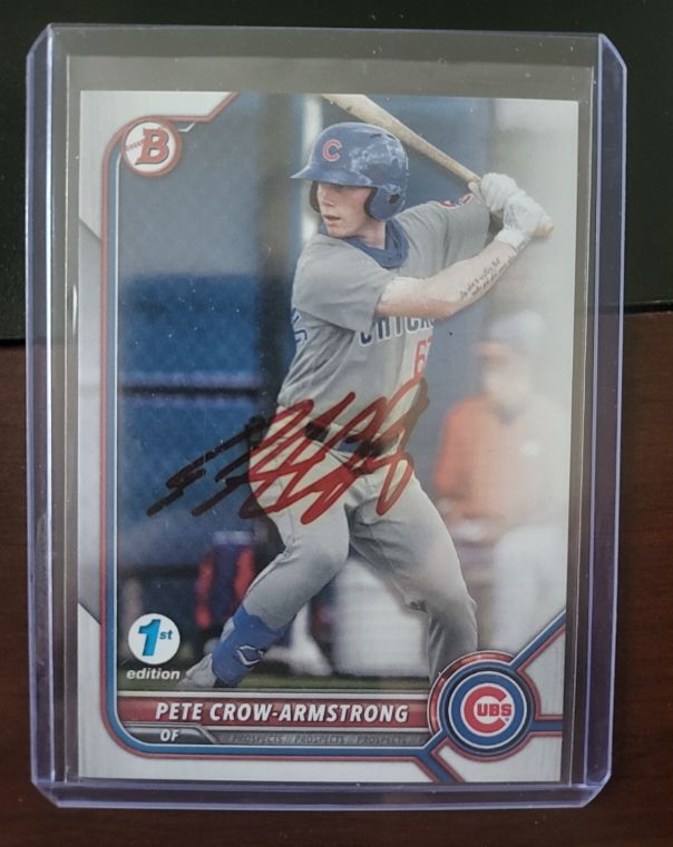 2022 Bowman 1st Edition #BP-102 Pete Crow-Armstrong — front