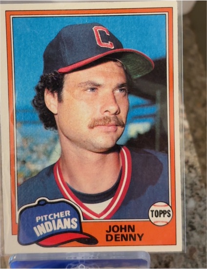 1981 Topps #122 John Denny — front