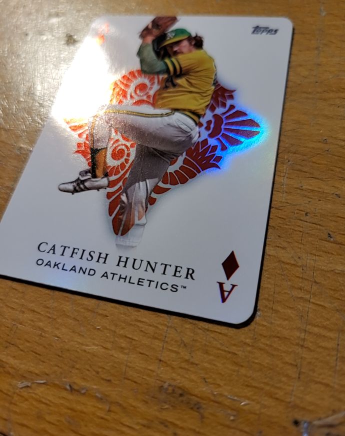 2023 Topps Update Series #AA-57 Catfish Hunter — front