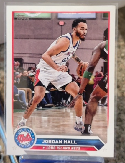 2023-24 Topps G-League #42 Jordan Hall — front