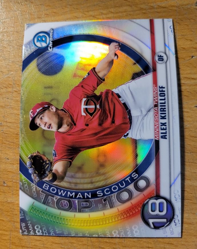 2020 Bowman Chrome Scouts Top 100 #BTP-18 Alex Kirilloff — front