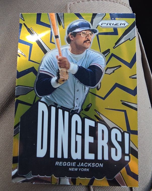 2025 Panini Prizm #24 Reggie Jackson Dingers! — front
