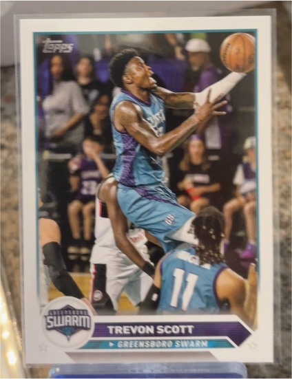 2023-24 Topps G-League #34 Trevon Scott Greensboro Swarm — front