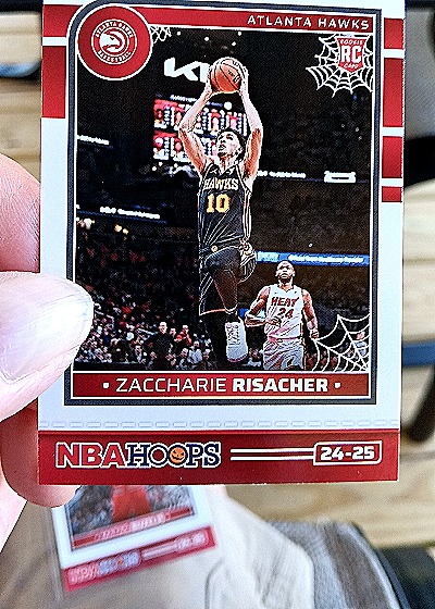 2024-25 Panini NBA Hoops #245 Zaccharie Risacher — front