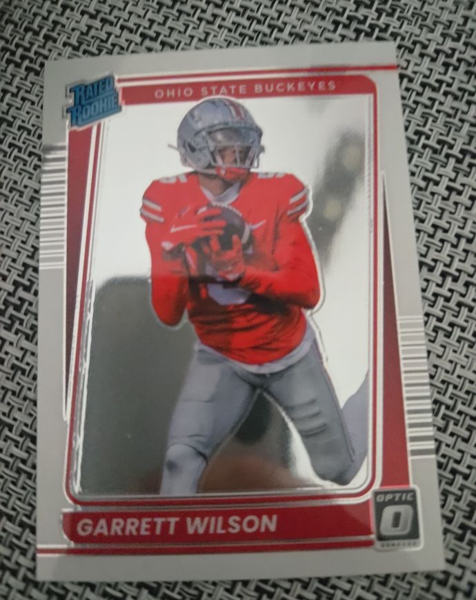 2022 Panini Chronicles Draft Picks Optic #10 Garrett Wilson — front