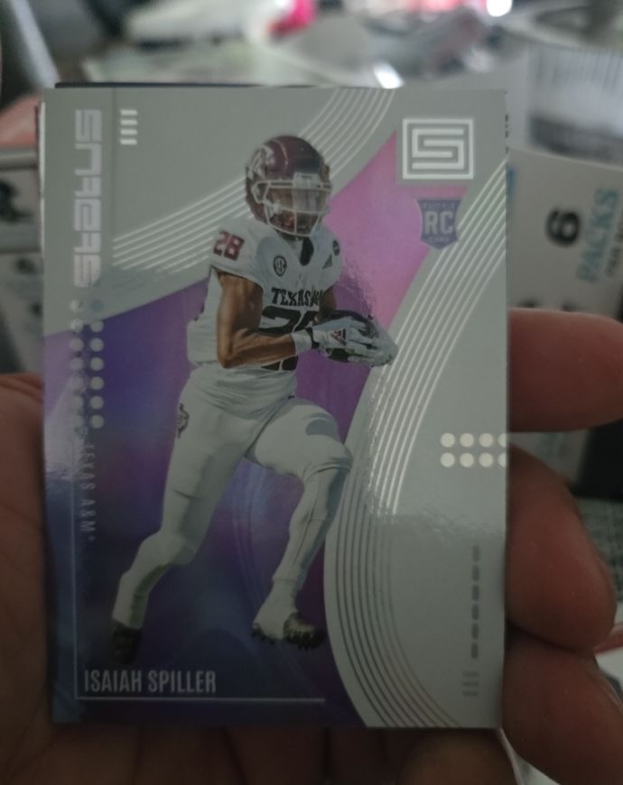 2022 Panini Chronicles Draft Picks Status #21 Isaiah Spiller — front