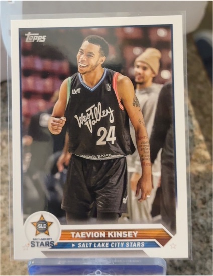 2023 Topps G League Taevion Kinsey Salt Lake City Stars — front